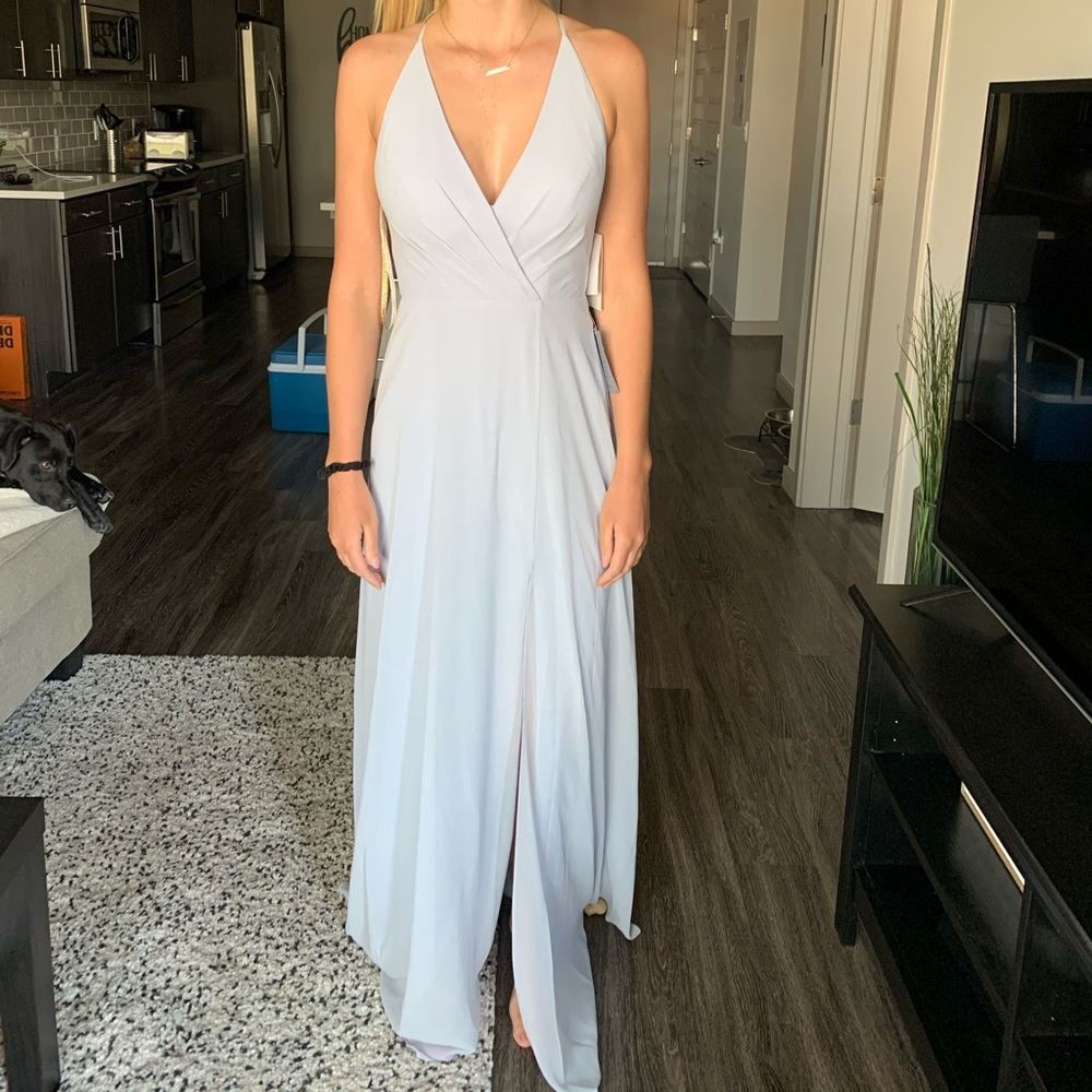 Jenny Yoo pale blue bridesmaid/wedding guest dress